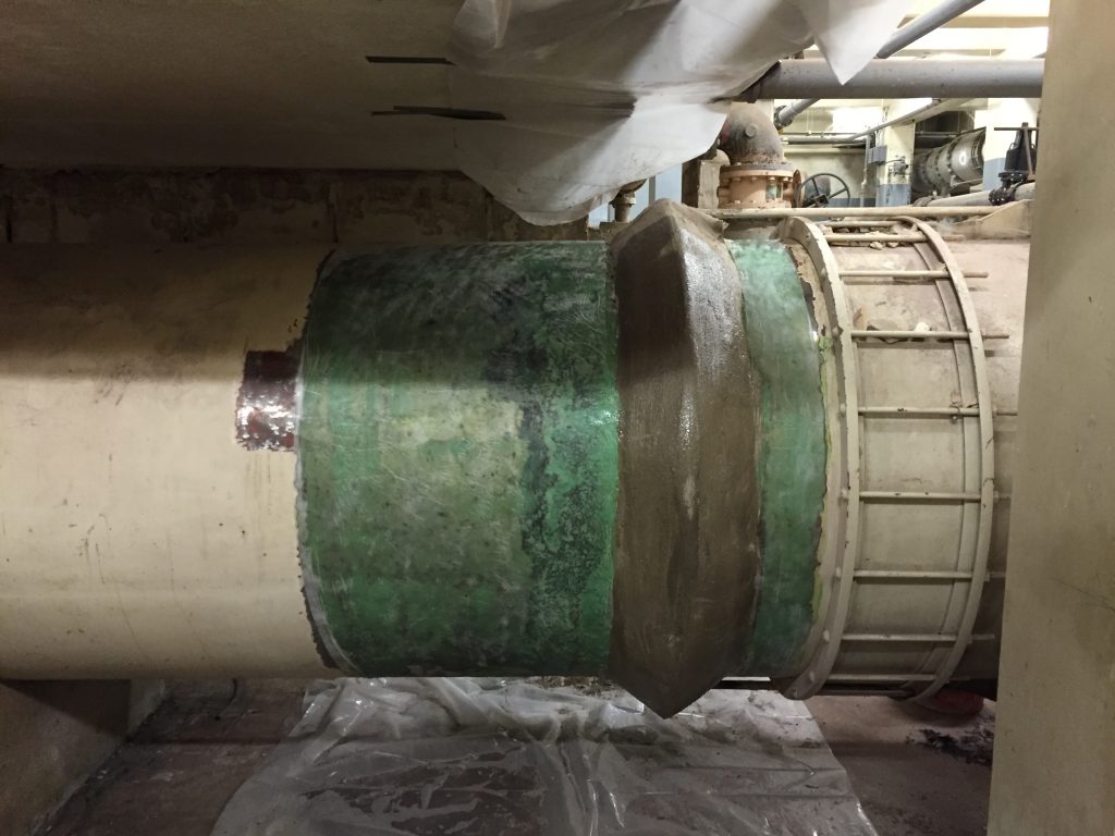 Atlanta Wastewater Process Piping PipeMedic by QuakeWrap